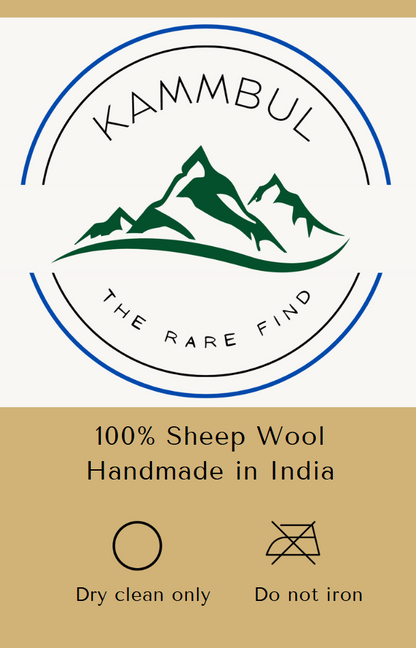 Handloom Pure Wool Collection : Brown